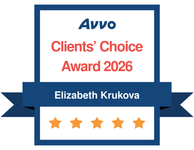 Avvo Clients’ Choice Award 2026 — Elizabeth Krukova